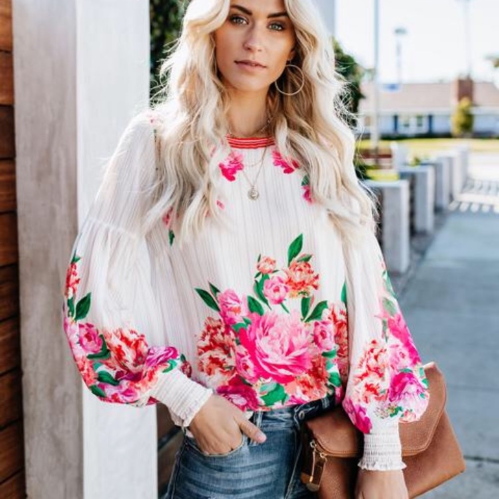 Vici floral blouse